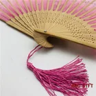 Fan Fan Chinese Bamboo Fan Chinese Custom Big Silk Beautiful Wedding Bamboo Hand Fan Folding