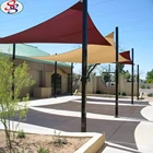 hdpe triangle shade sail carport with stainless steel ring for outdoor