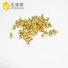 Galvanized Steel Nickel Plated Brass flat head screw