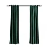 Flame Retardant Modern Style Home Decoration Velvet Flat Window Curtains