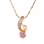 31794 Factory supply 18k gold color neck pendant