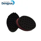 Double Side Wave Barber Hair Brush Sponge for Dreads Afro Locs Twist Curls Coil Magic Tool