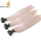 Wholesale Brazilian natural straight human hair grey virgin hair