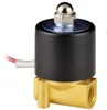 2W025-08 brass 12v 24v electric water solenoid valve 1/4