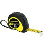 Measure Tape with Promotional Customized Logo Measure Tape with ABS Rubber Coat Round 5m Steel Measure Tape