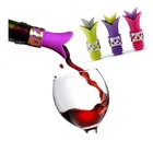 Fda Lfgb Standard Custom Logo Silicone Glass Wine Bottle And Beverage Stopper