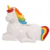 Lovely Creative Ceramic Rainbow Unicorn Money Coin Bank Holiday Gifts