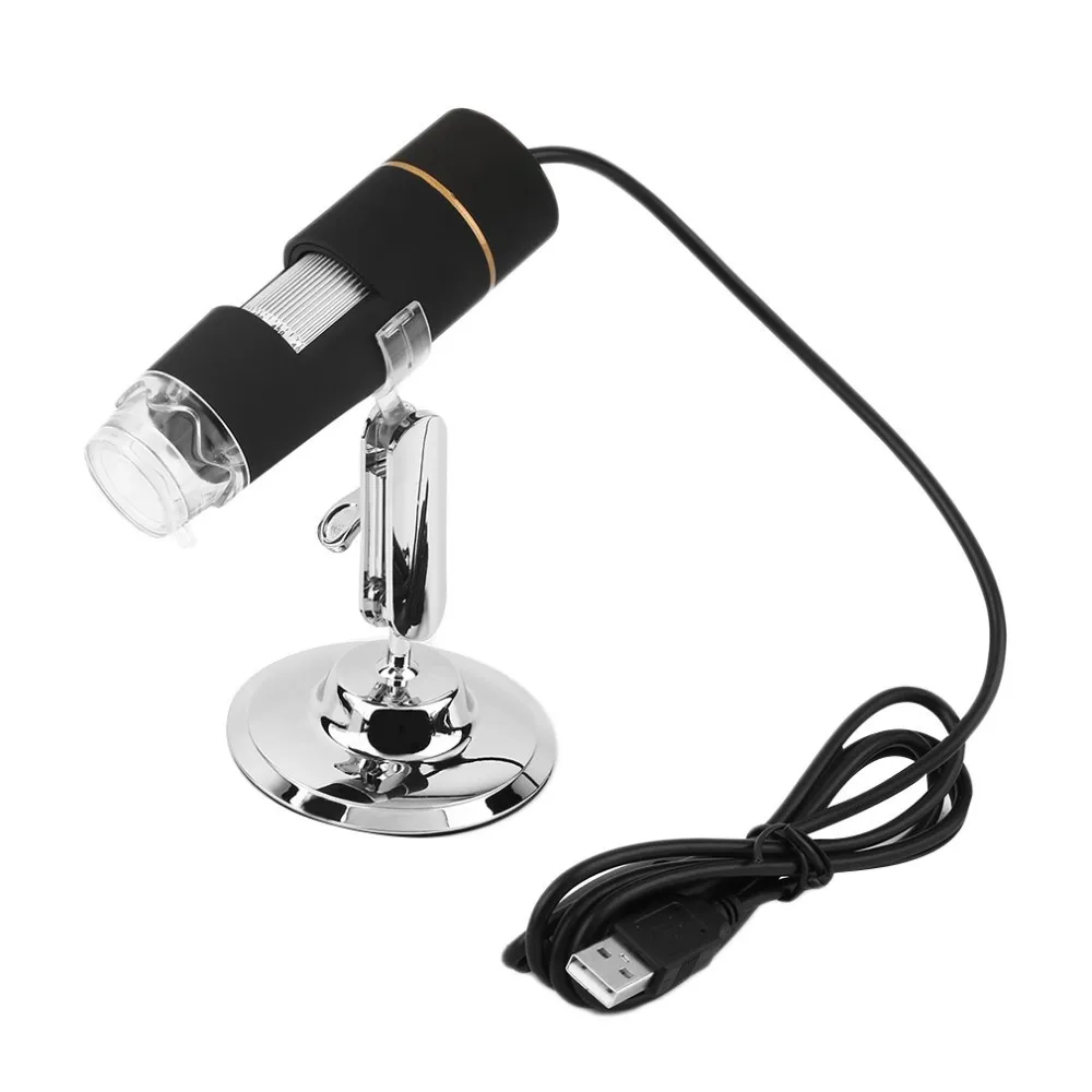 2017 Brand New Digital 50-500X 2MP USB 3.0 8LED Microscope Endoscope Video Camera Magnifier with Stand