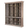 japanese barrister wooden bookshelf with study tables