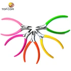 Nail care cuticle nipper with silica gel handle beauty tools