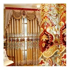 Wholesale Modern Hotel Living Room Fabric Cortinas/ Bedroom Rideaux, Luxury Ready Made Blackout Office Window Curtains&