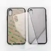 2D Sublimation glass Case Mobile Phone Blank Phone Case For Iphone xs Wholesale 2D Blank Sublimation Case with 3M glue