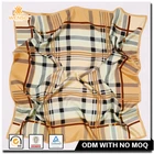 %100 Twill Silk Middle East Brand Square Scarf Hijab