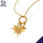Custom star pendant 10 to 15 gram gold necklace designs