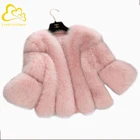 winter new fur coat jacket women warm fox fur liner coat parkas fox fur coat