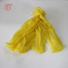 Yellow HDPE fruit and vegetable mesh net bag packing