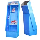 custom cardboard stand clothes rack cosmetic store supermarket display