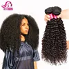 Top 8a Grade Mongolian Kinky Curly Hair Weft,Virgin Cuticle Aligned Hair Human,Natural Hair Raw Cambodian Hair