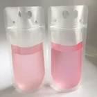 stand up pouch for drinks for juice beverage spout pouch soft drink water in plastic bag 1set=100pcs