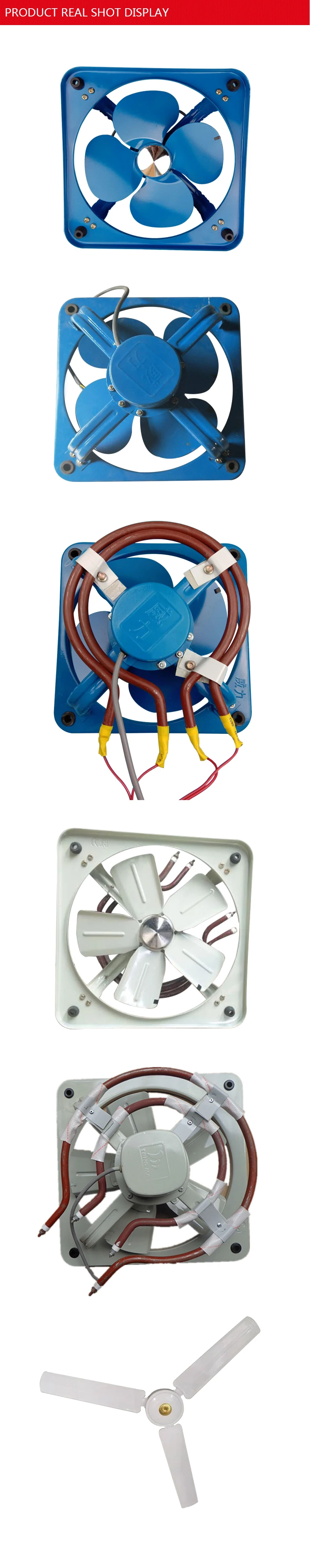Exhaust Ventilating Circulating Fan, 220V, Metal - detail 10