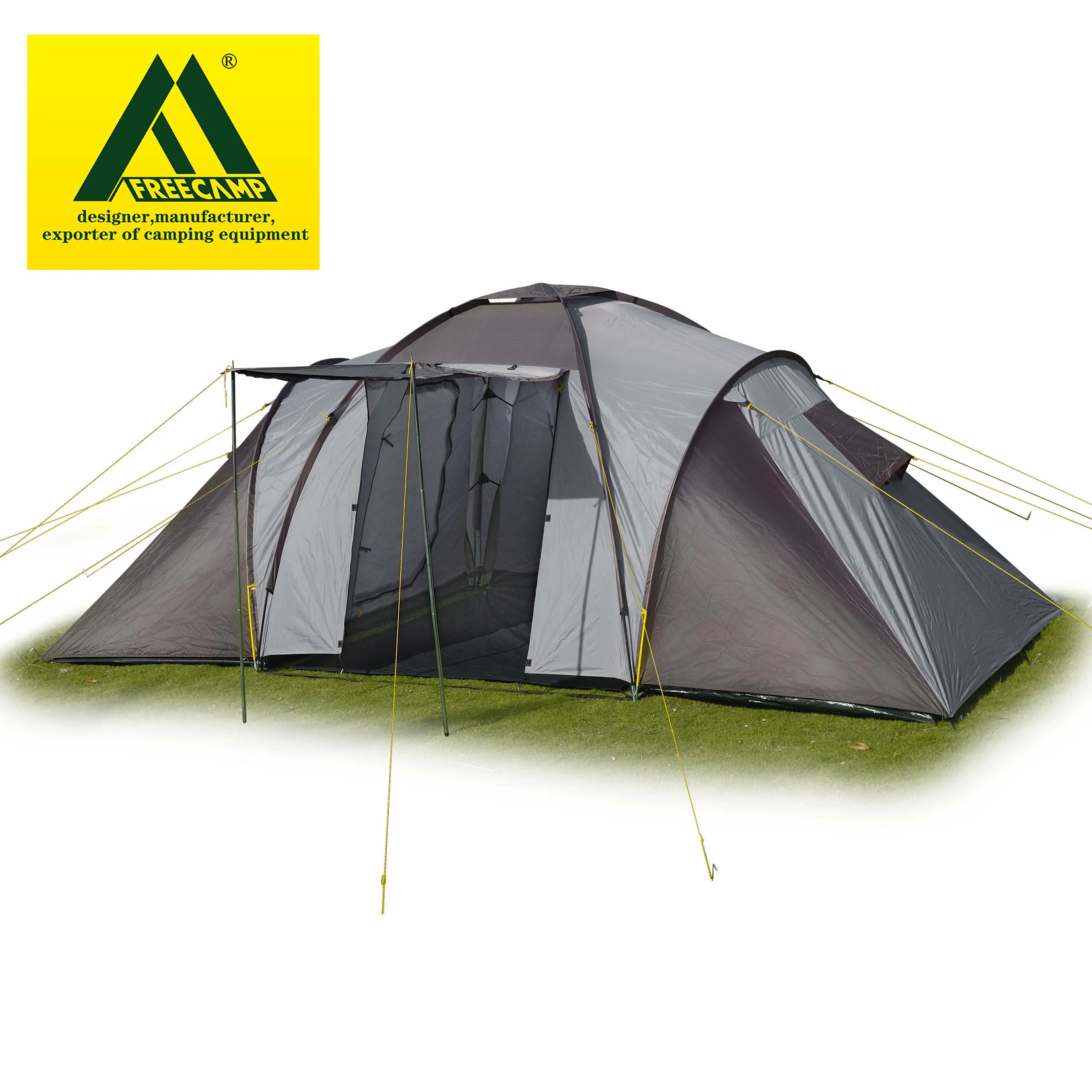 Outdoor Camping 6 Persons 3 Bedroom Big Family Size Tent Buy Family Camping Tents 6 Persons Big Camping Tent 3 Bedroom Family Camping Tent Product