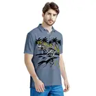 Fashion Design Short Sleeve Men 100% Polyester Golf Polo Shirts Custom Work T-shirt No Minimum