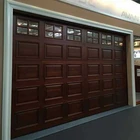 Wholesale price galvanized steel automatic sectional garage doors with pedestrian door
