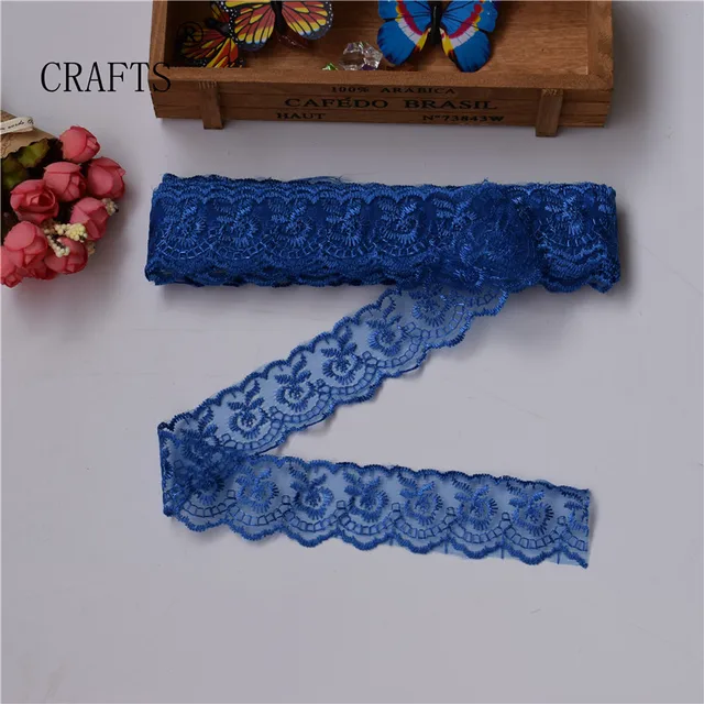 10 yards Lace Tape Embroidered Pure Lace Trimmed Cloth For Wedding