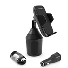 wireless fast charge car cup mount for universal mobile phone