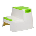 Portable Anti-slip Training 2 Step Plastic Stool for Kids