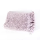 wool warm bright color coral fleece blanket