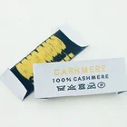 Cashmere Clothing High Damask Custom Woven Label