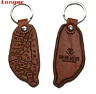 wholesale promotion gift fashion PU leather key chain leather key holder imitate leather keychain
