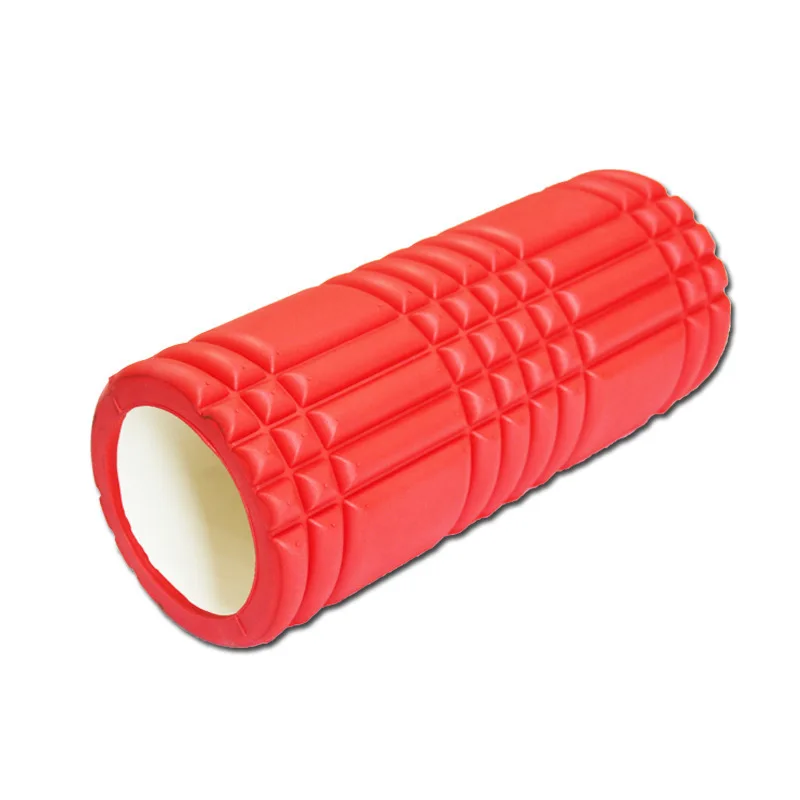 Professional EVA arrow carved hollow core foam roller tetured deep -tissue massage roller yoga fitness roller