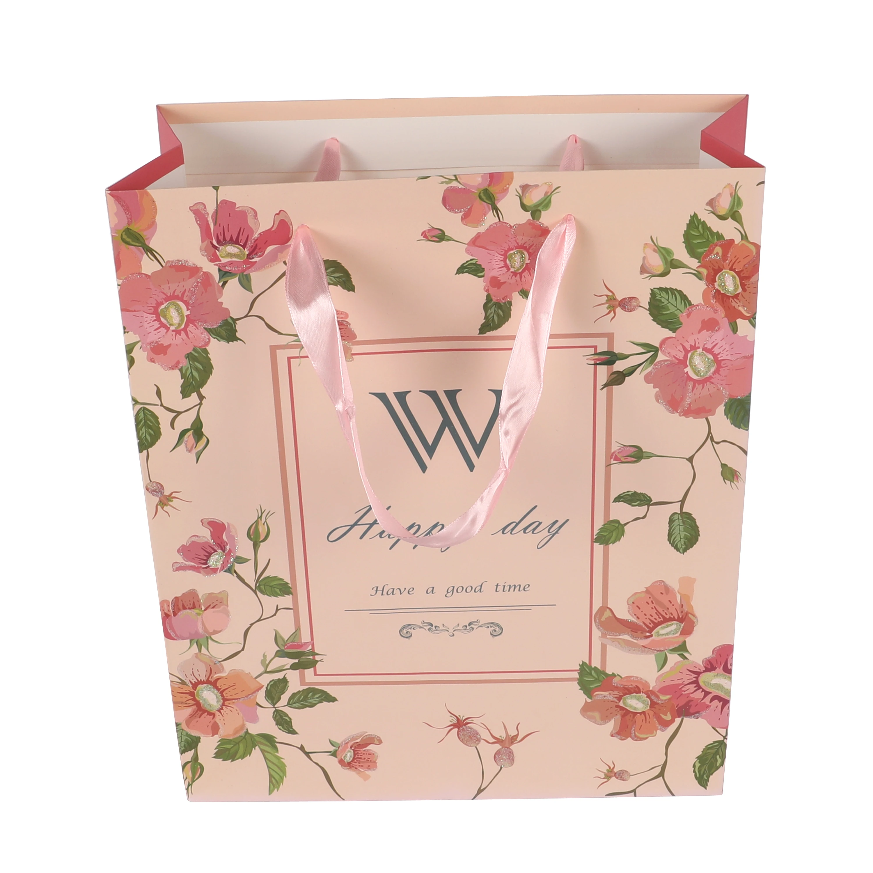 luxury design high quality europe standard custom paper bag for