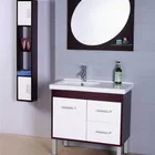 Hot Sale!White Laundry Sink Cabinet Combo for Bathroom with Mirror