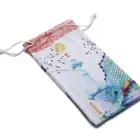 promotional heat transfer printed microfiber mobile phone pouch