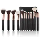 makeup brush set 15pcs high quality makeup brushes with bag