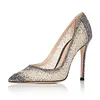 Cheng du high heel luxury wedding women shoes crystal