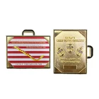 USA rectangle custom military medals navy challenge coin