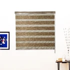 Factory Price Custom Zebra Blinds , Sunscreen Manual Roller Zebra Blind Shade For Home