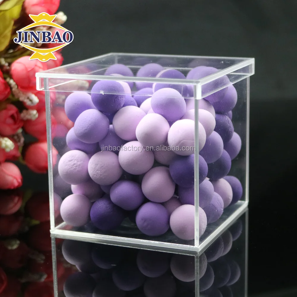 jinbao christmas clear acrylic candy box/ bins/dispenser