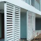 automatic aluminium sun waterproof louver shutter