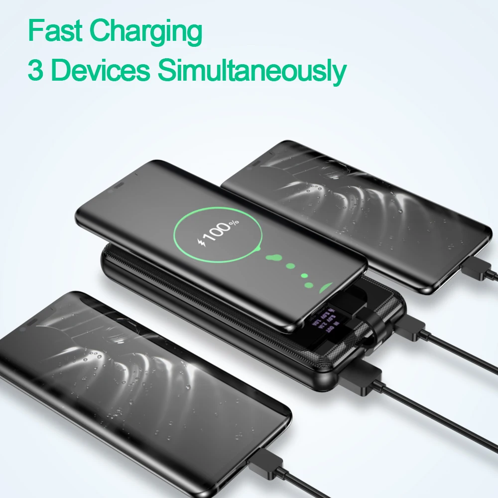 Mi power bank 24000mah power banks and usb chargers fast charger 5V/2A power banks - ANKUX.COM