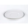 Oven safe oval shape dinner dishes / hotel cheap white porcelain dessert plates