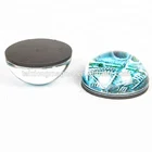Round Dome Glass Crystal Fridge Magnet 3 Pack Per Set In Plastic Box