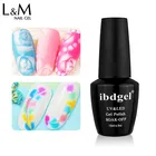 White Polish Polish Nail Gel Ibdgel Blossom UV Gel OEM Wholesale White And Clear Color Nail Gel Polish