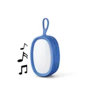 Portable wireless connection phone speaker with led light