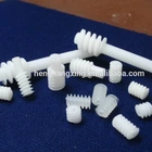 Custom designed plastic worm for machine