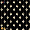 Manufacturer wedding backdrop hanging clear crystal bead strand for stage decoration